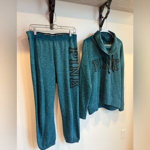 Victoria's Secret Teal Set with Hoodie